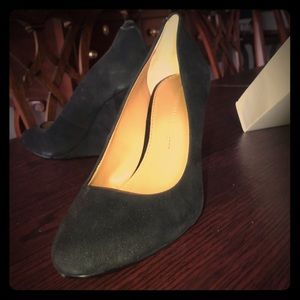 Black cloth wedges